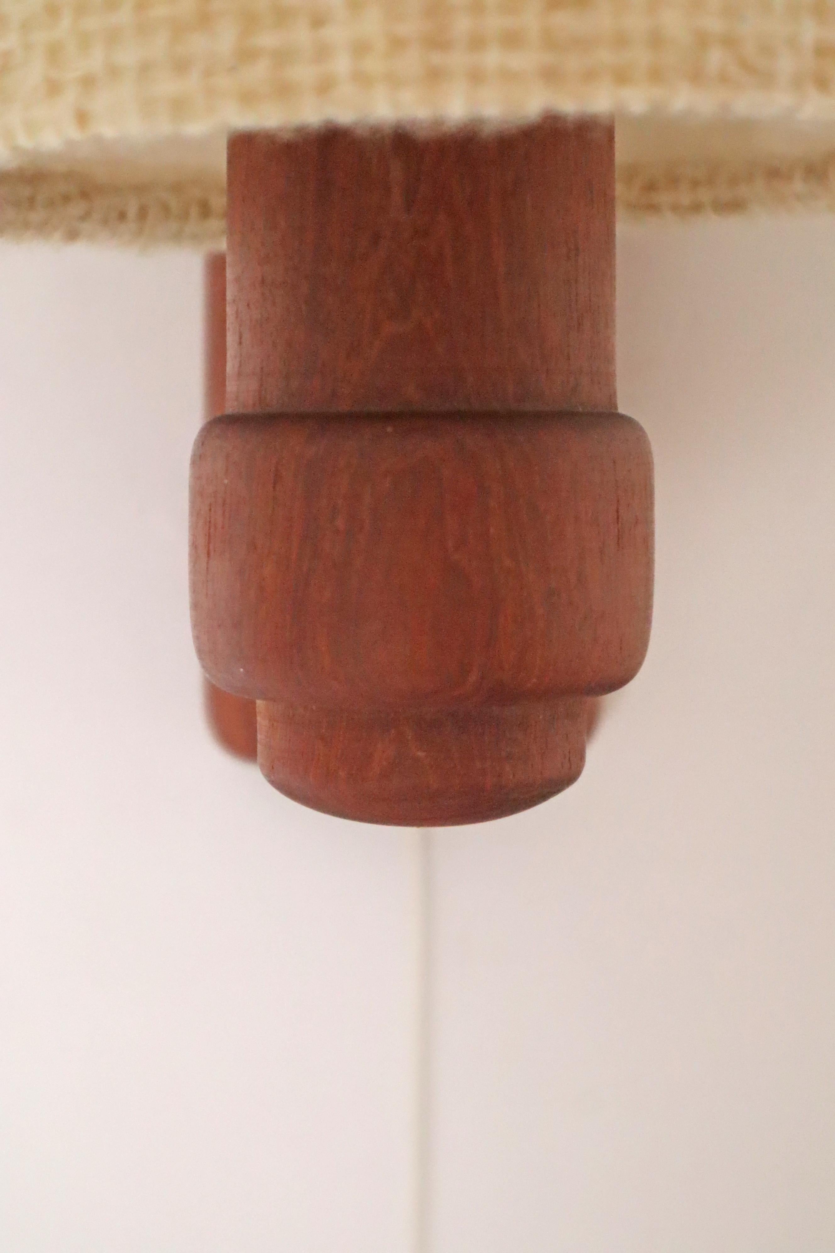 Lámpara de pared de teca moderna de mediados de siglo de Temde Leuchten en venta 5