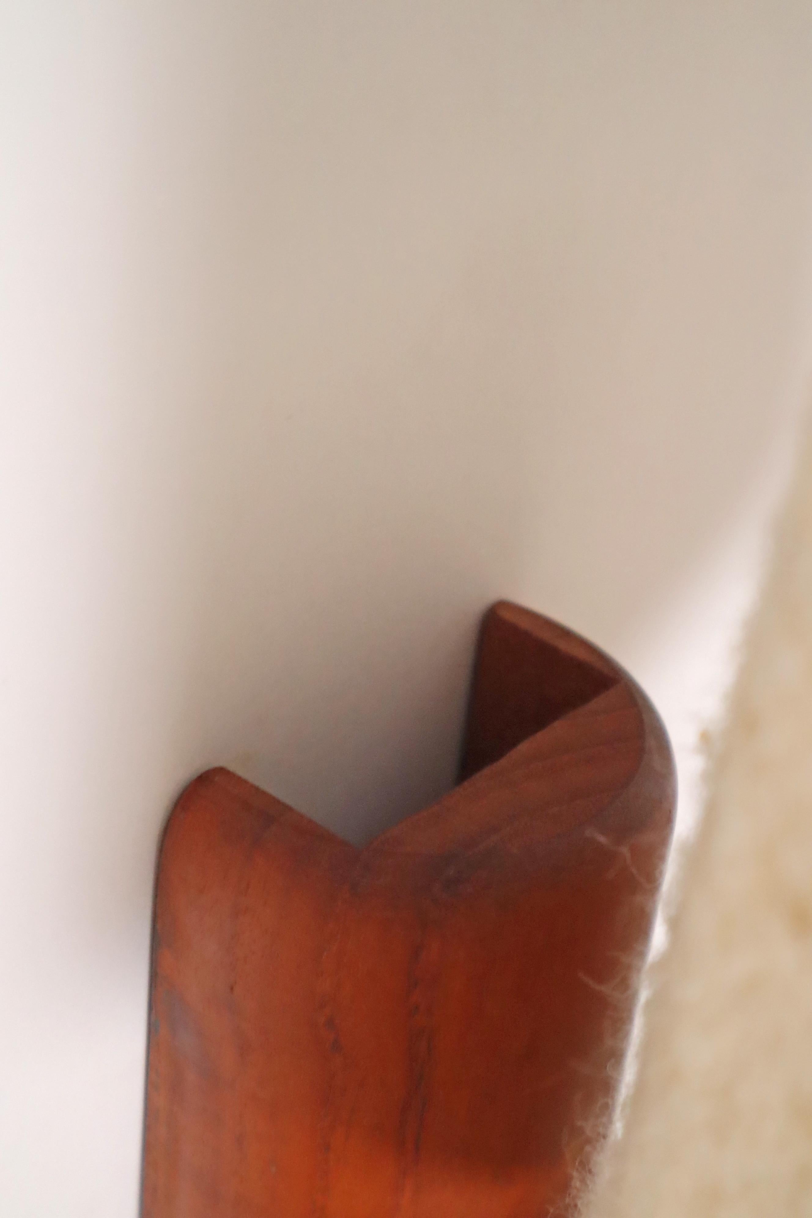 Lámpara de pared de teca moderna de mediados de siglo de Temde Leuchten en venta 7