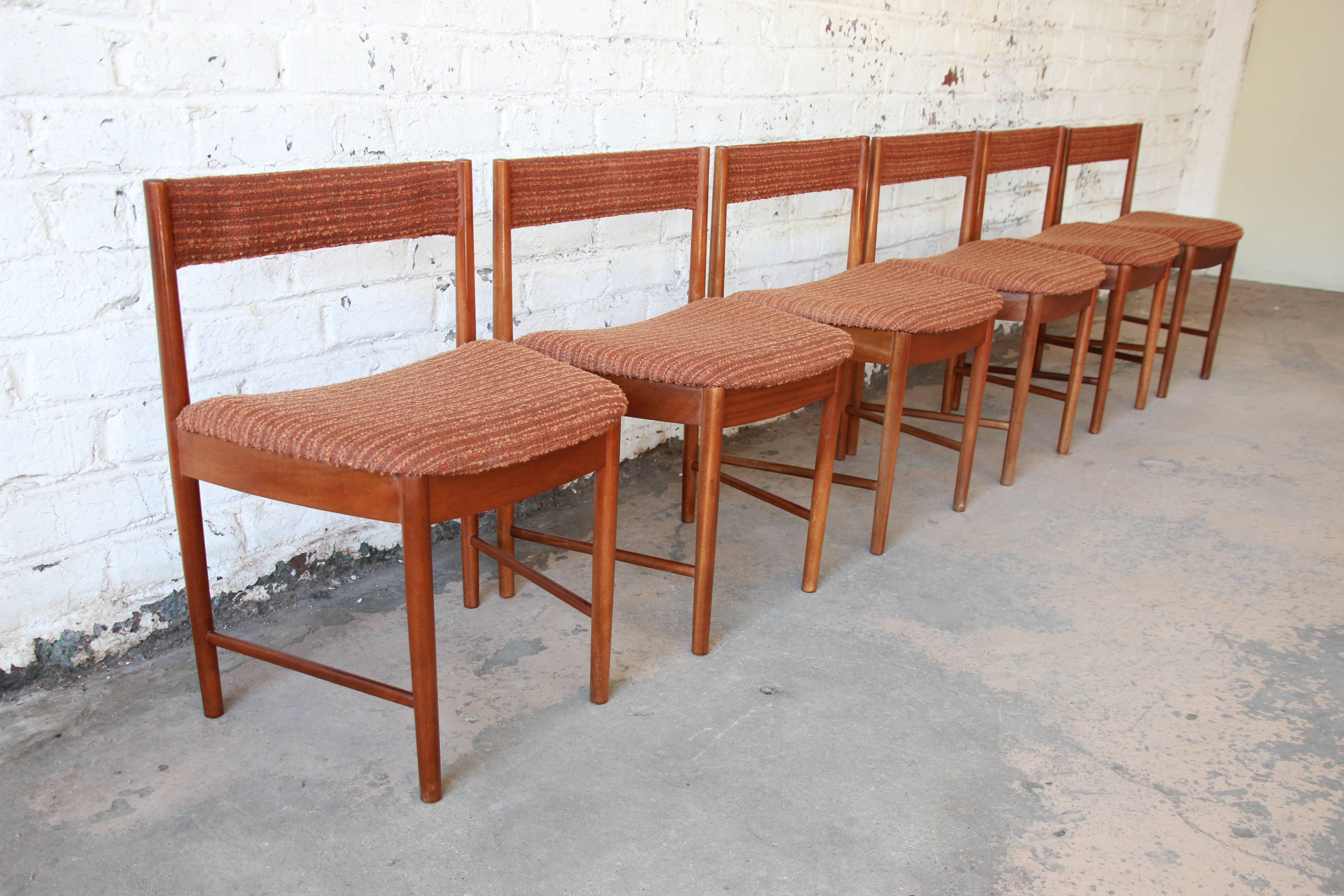 Mid-20th Century Mid-Century Modern Teak Wedge-Shaped Dining Chairs by G-Plan, Set of Six