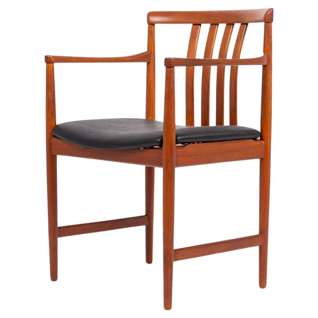 Mid Century Modern Teak Wood Arm Chair by Westnofa
