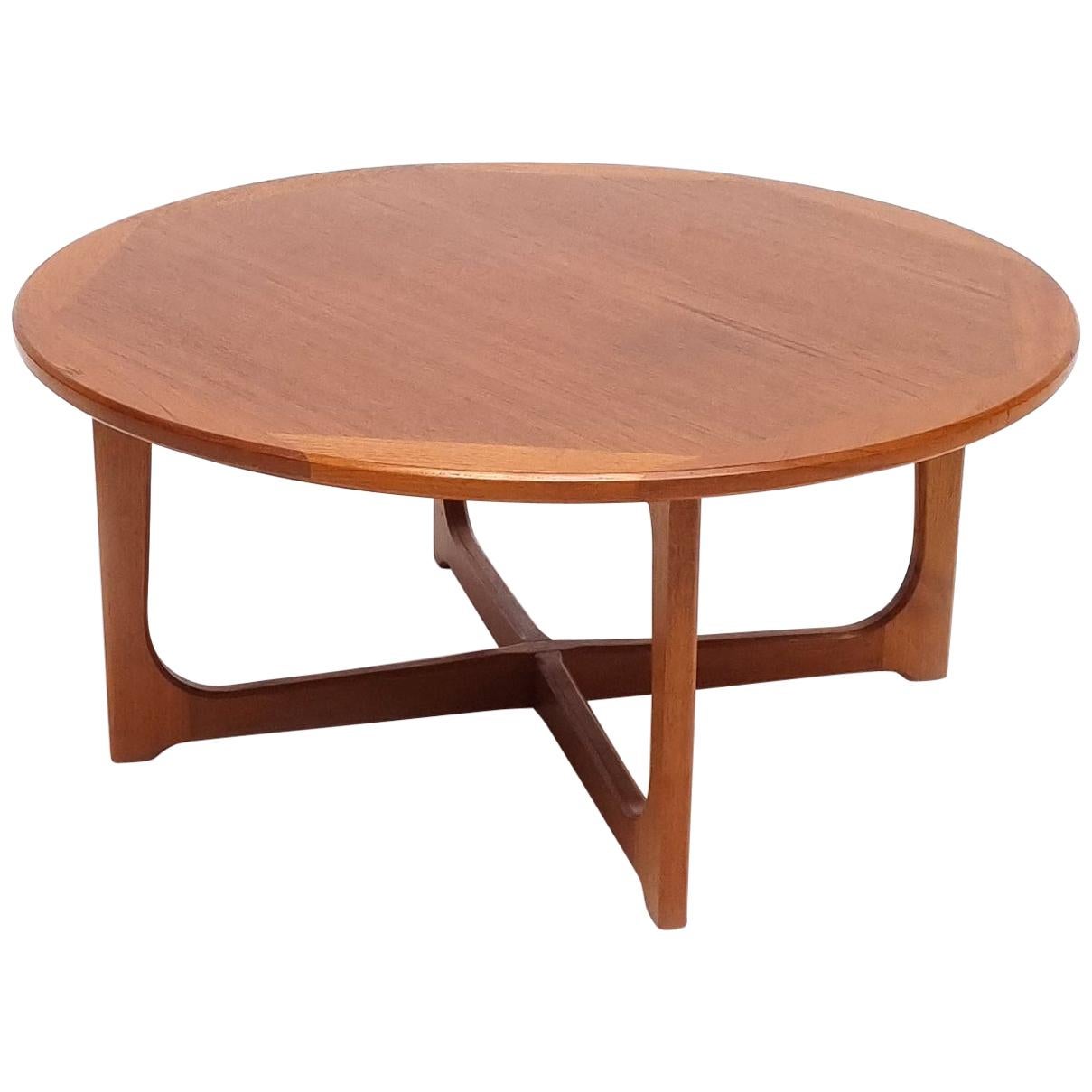 Mid-Century Modern Teak Wood Coffee Table, 1970s