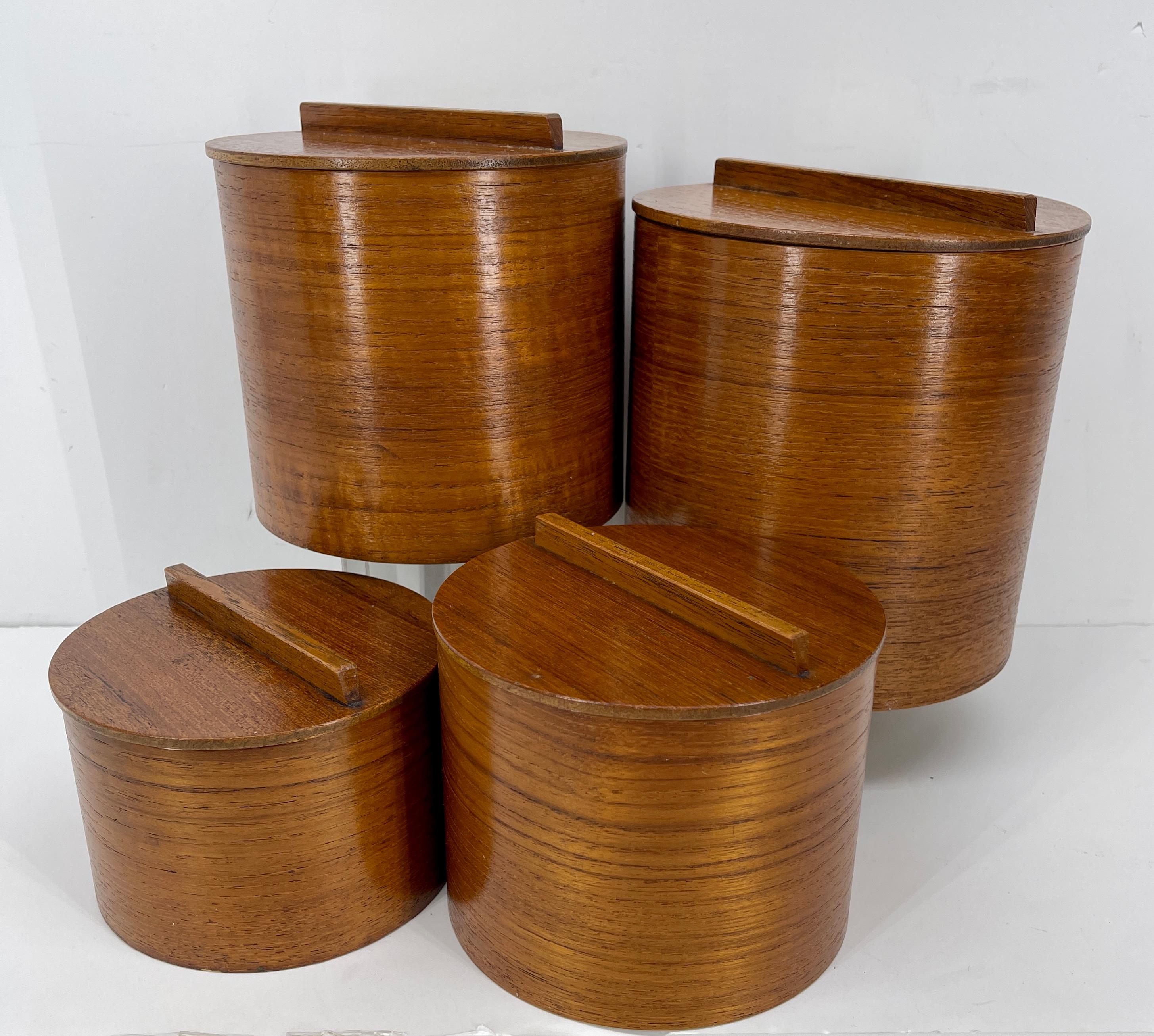 wood kitchen canisters
