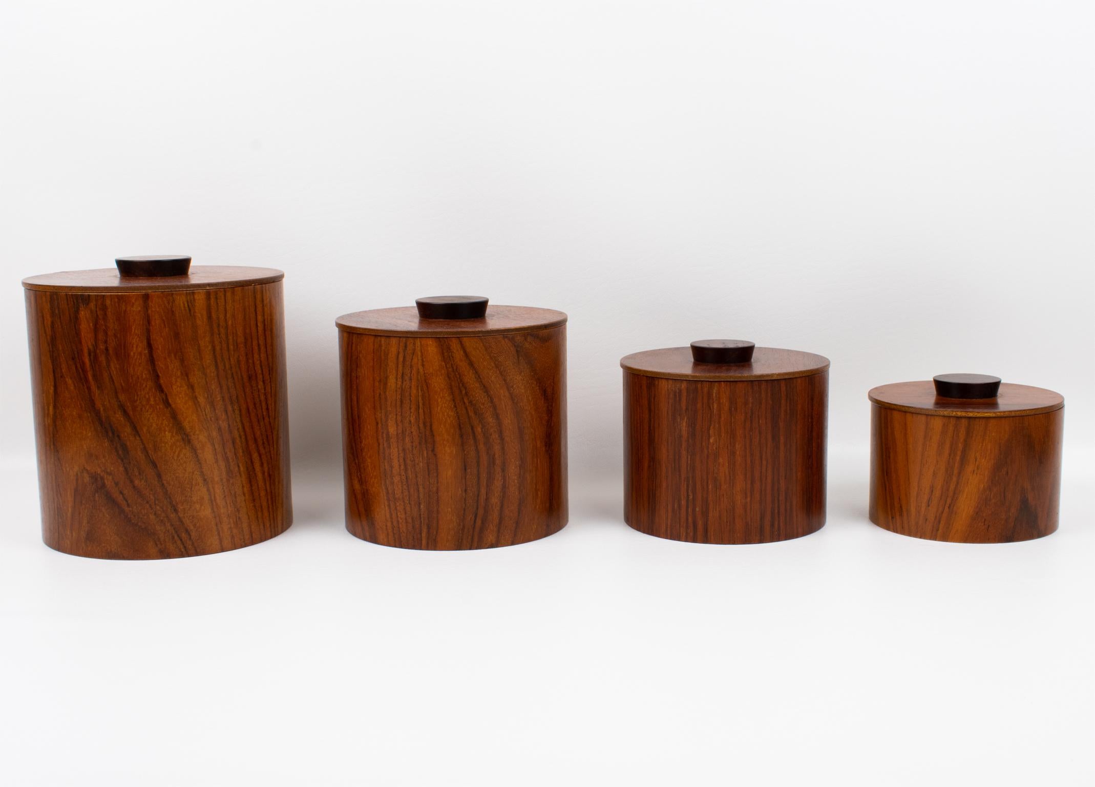 wooden canister set