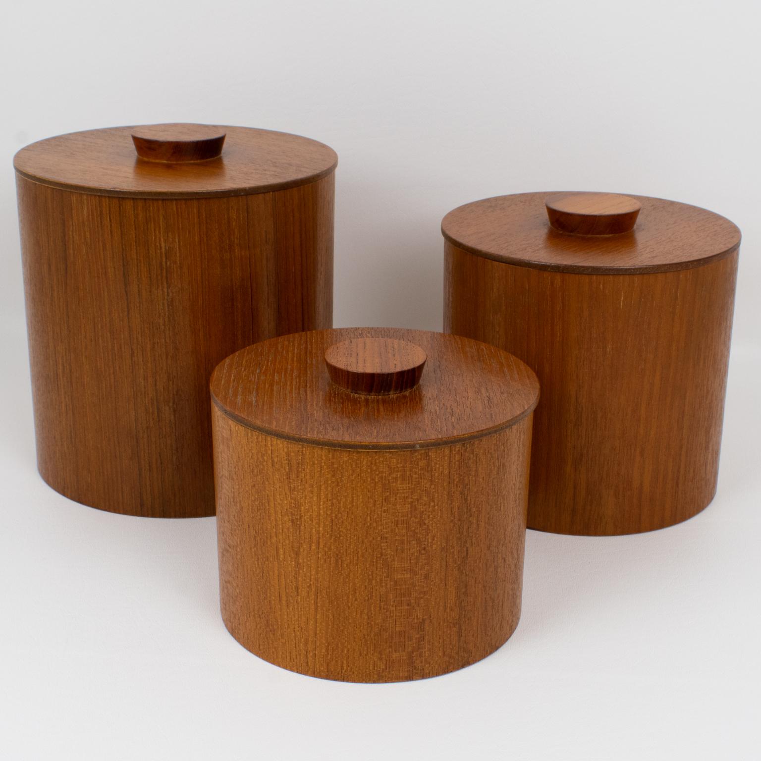 wooden kitchen canisters
