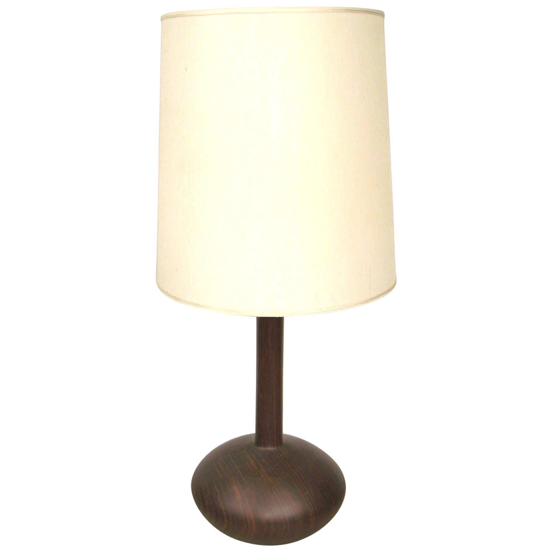  Mid-Century Modern Teak wood Table Lamp, 1960s For Sale