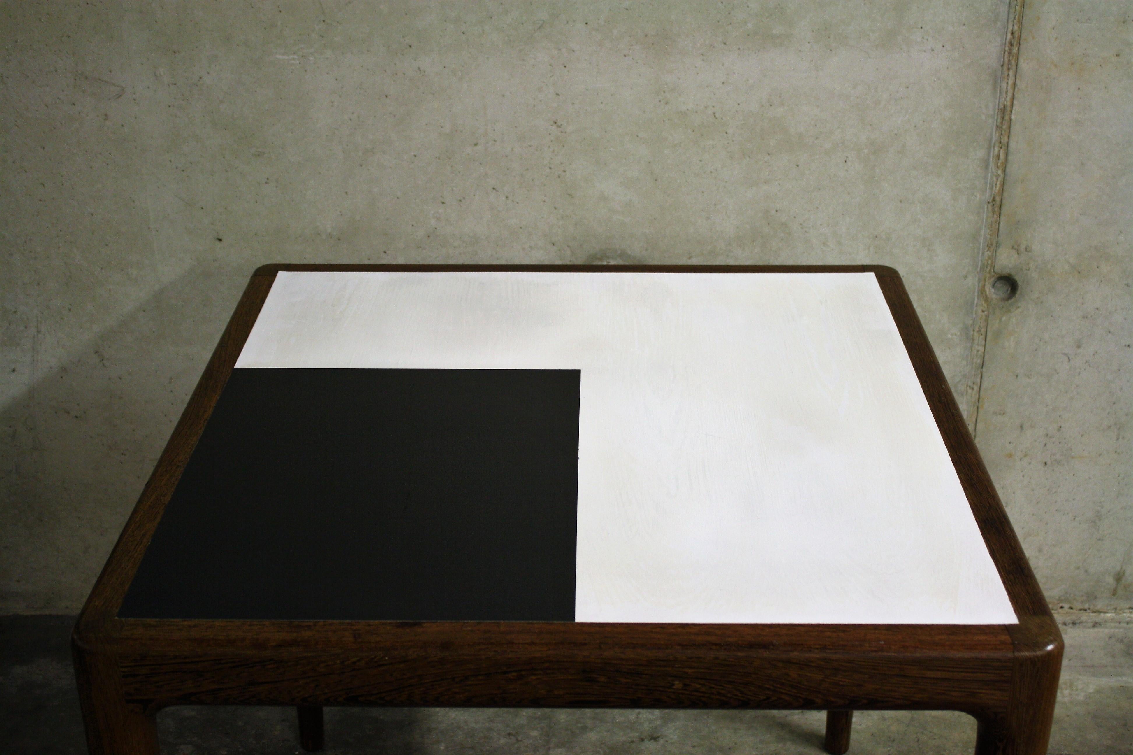 Mid-Century Modern Teak Wooden Table by Jos De Mey for Vandeberghe Pauvers 1960s 1