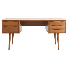Bureau en teck moderne du milieu du siècle - Handcraft by Artisanal