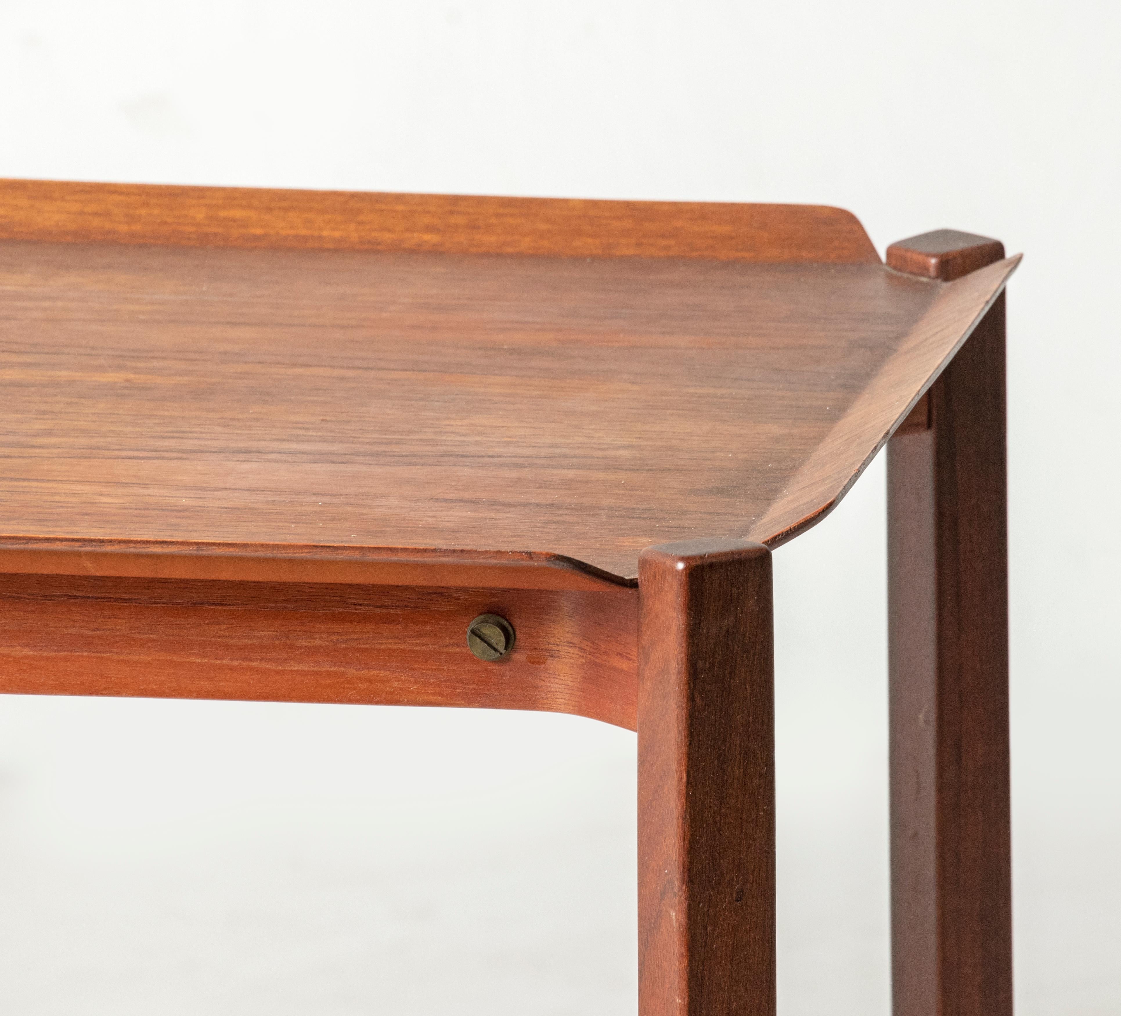 Chariot de bar en teck de style moderne du milieu du siècle dernier - Cees Braakman Modèle PT10 en vente 12