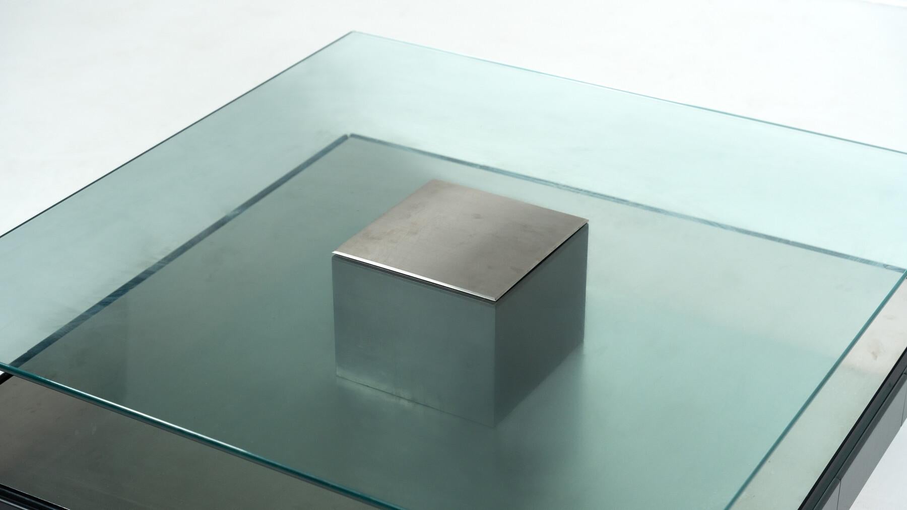 Table basse Tecno T147, moderne du milieu du siècle, par Marco Fantoni, Italie,  1970s en vente 4