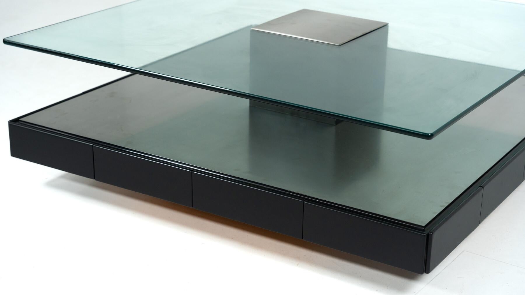 Table basse Tecno T147, moderne du milieu du siècle, par Marco Fantoni, Italie,  1970s en vente 6