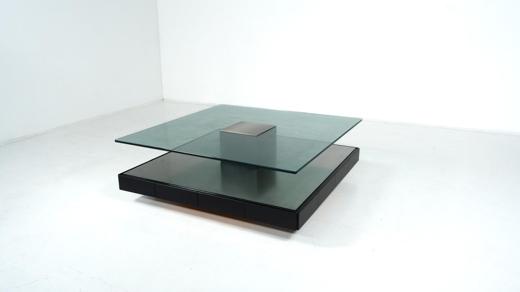 Table basse Tecno T147, moderne du milieu du siècle, par Marco Fantoni, Italie,  1970s en vente 7