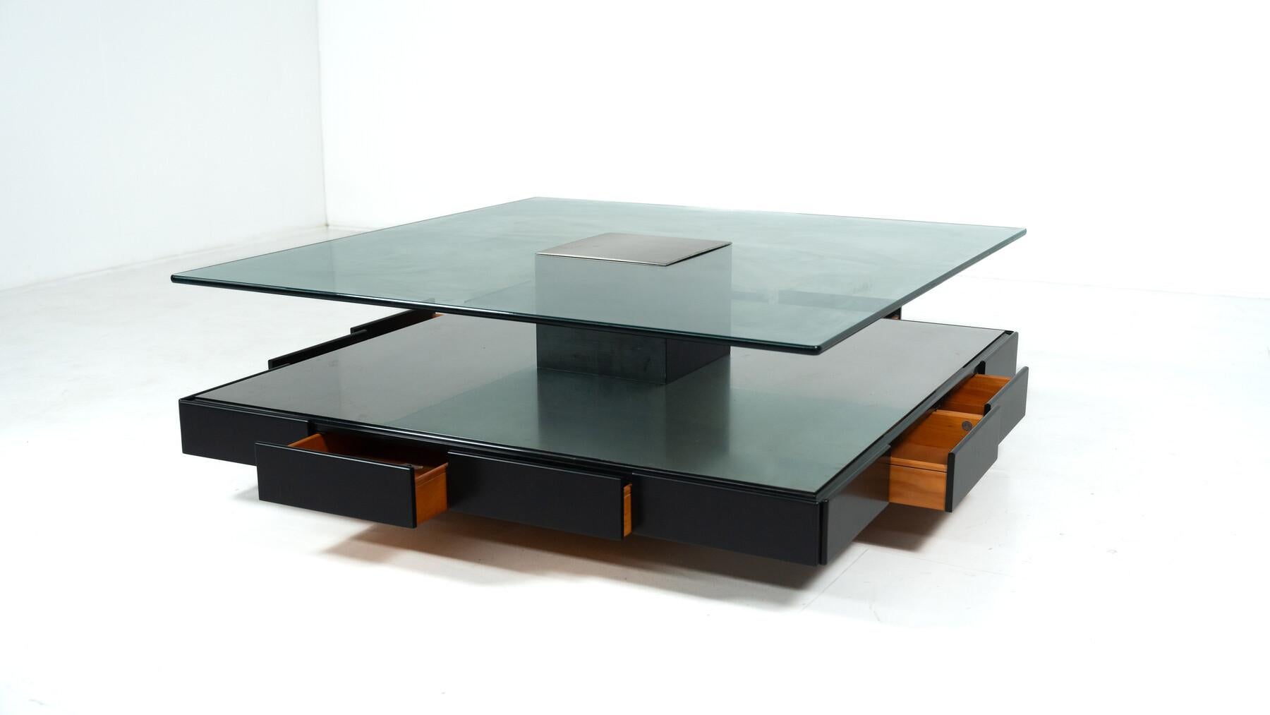 Table basse Tecno T147, moderne du milieu du siècle, par Marco Fantoni, Italie,  1970s en vente 8