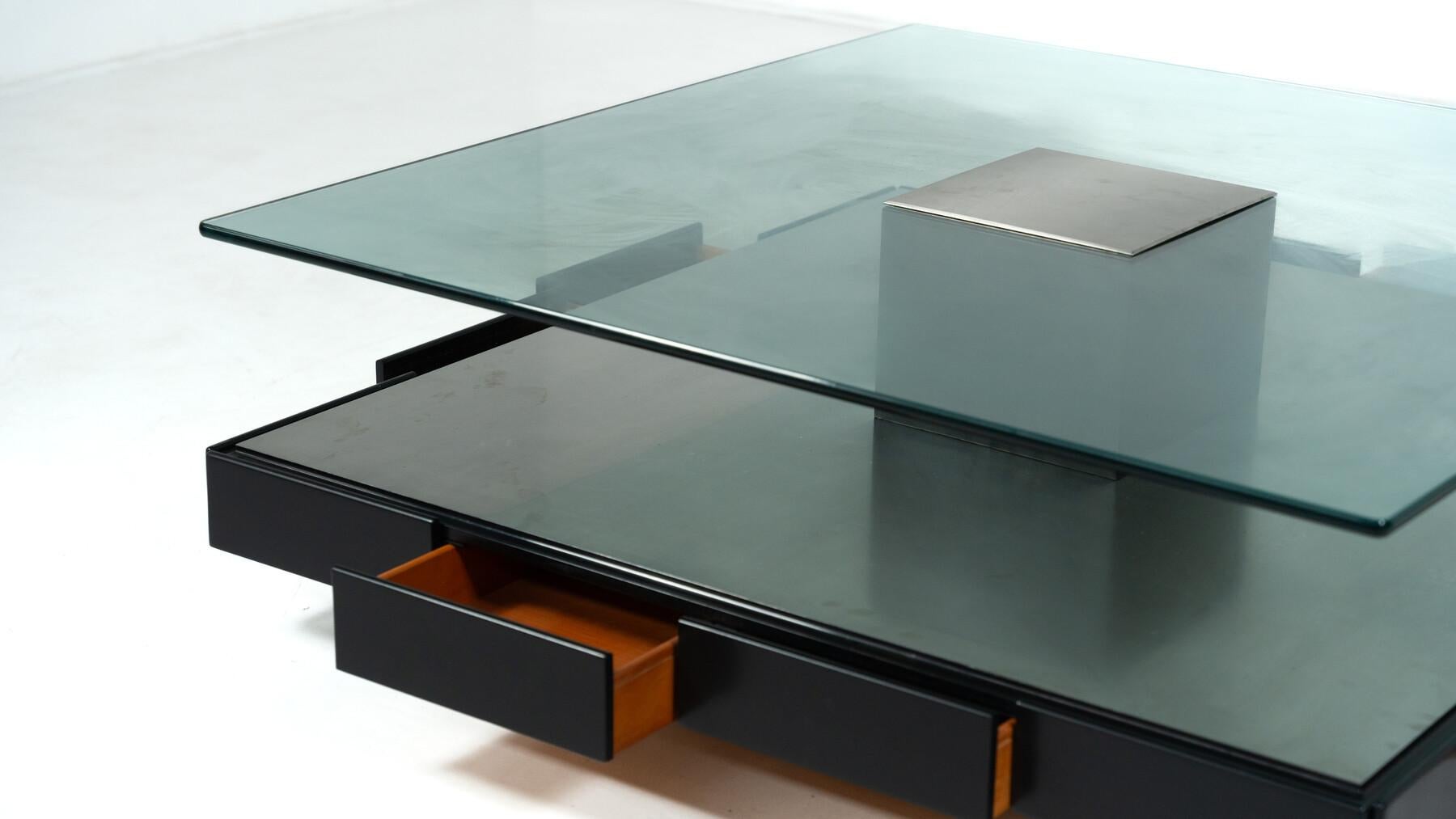 italien Table basse Tecno T147, moderne du milieu du siècle, par Marco Fantoni, Italie,  1970s en vente
