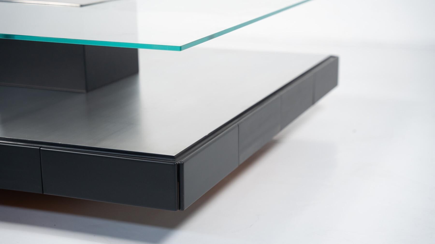Late 20th Century Mid-Century Modern Tecno T147 Coffee Table by Marco Fantoni, Italy, 1970s For Sale