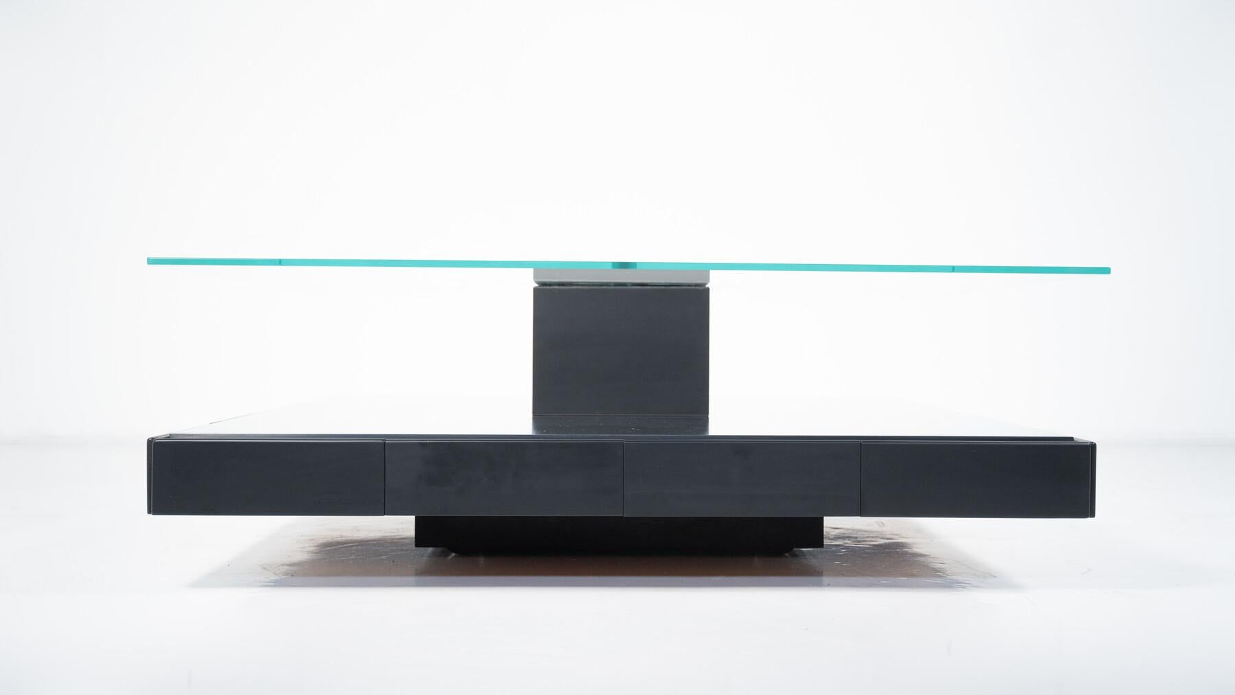 Mid-Century Modern Tecno T147 Coffee Table by Marco Fantoni, Italy, 1970s For Sale 1