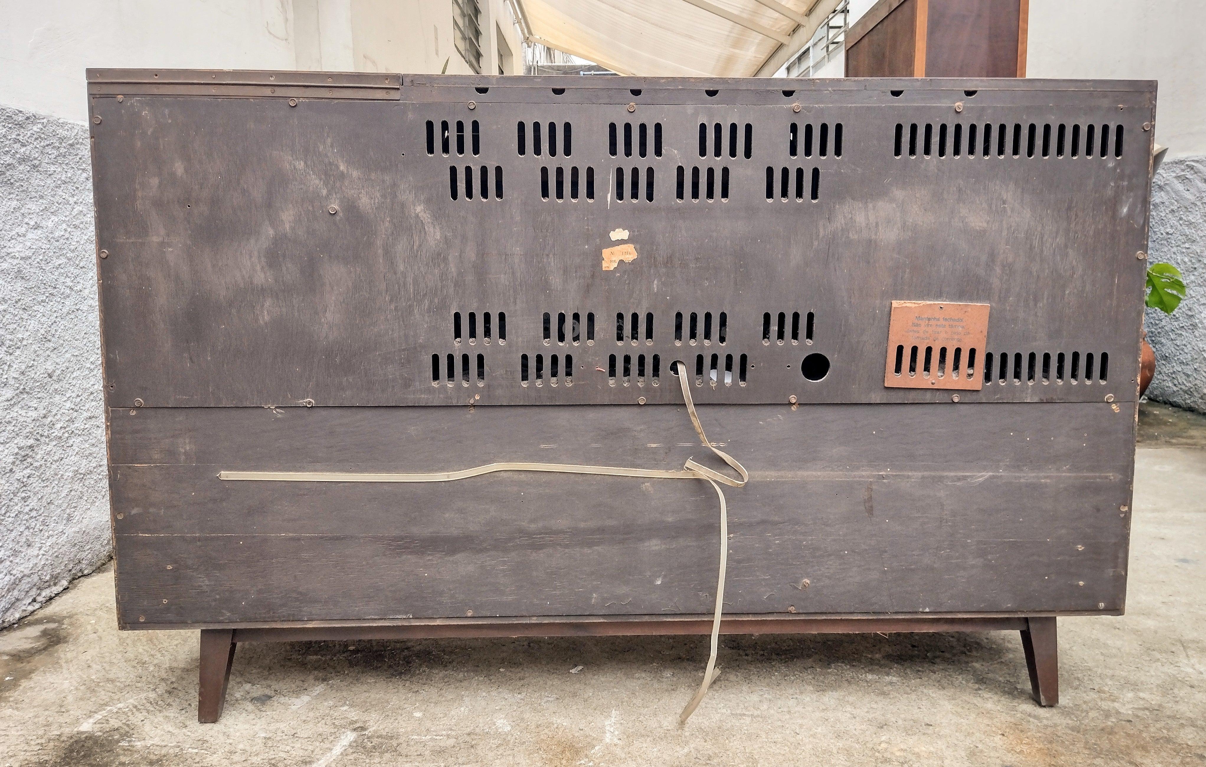 Veneer Mid-Century Modern Telefunken Radio Victrola 'Does Not Work' For Sale