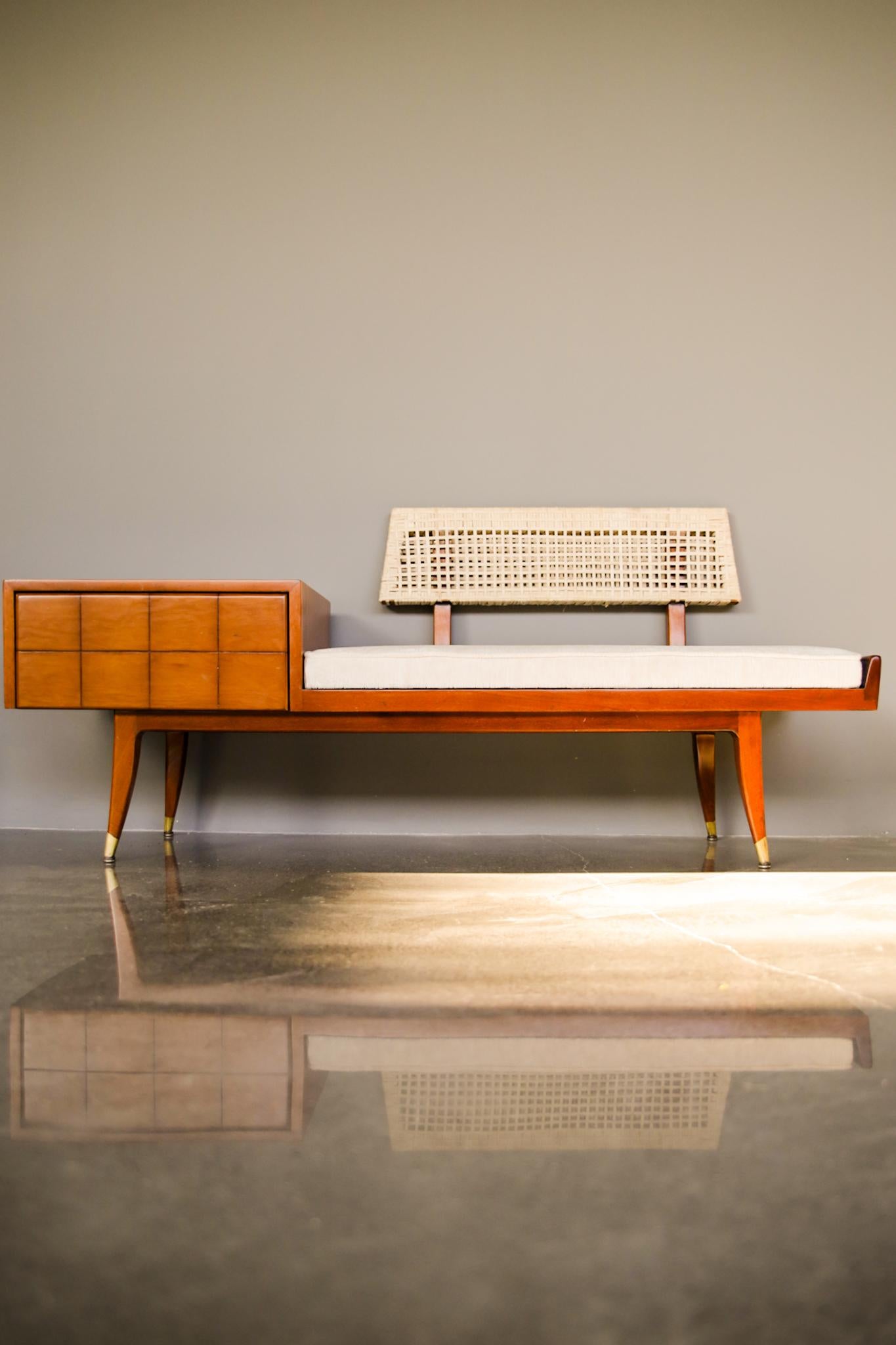 Mexican Mid-Century Modern Telephone Table 