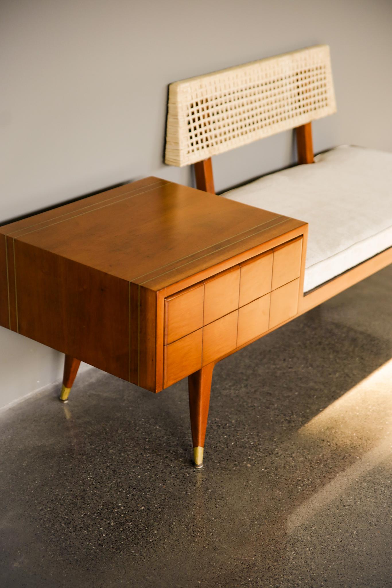 Mid-20th Century Mid-Century Modern Telephone Table 