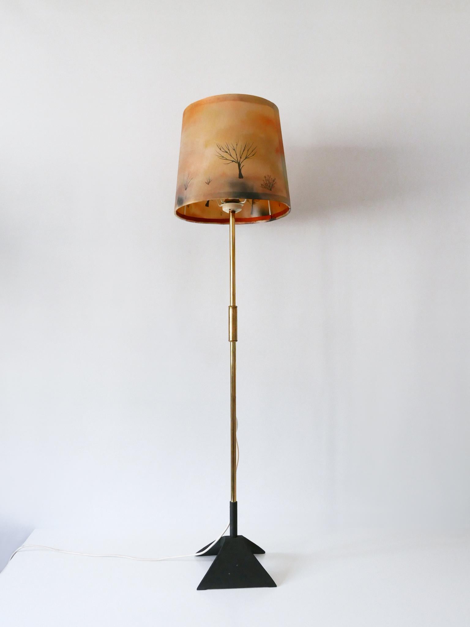 Lampadaire télescopique de Gebrüder Cosack Allemagne années 1950 The Moderns en vente 3