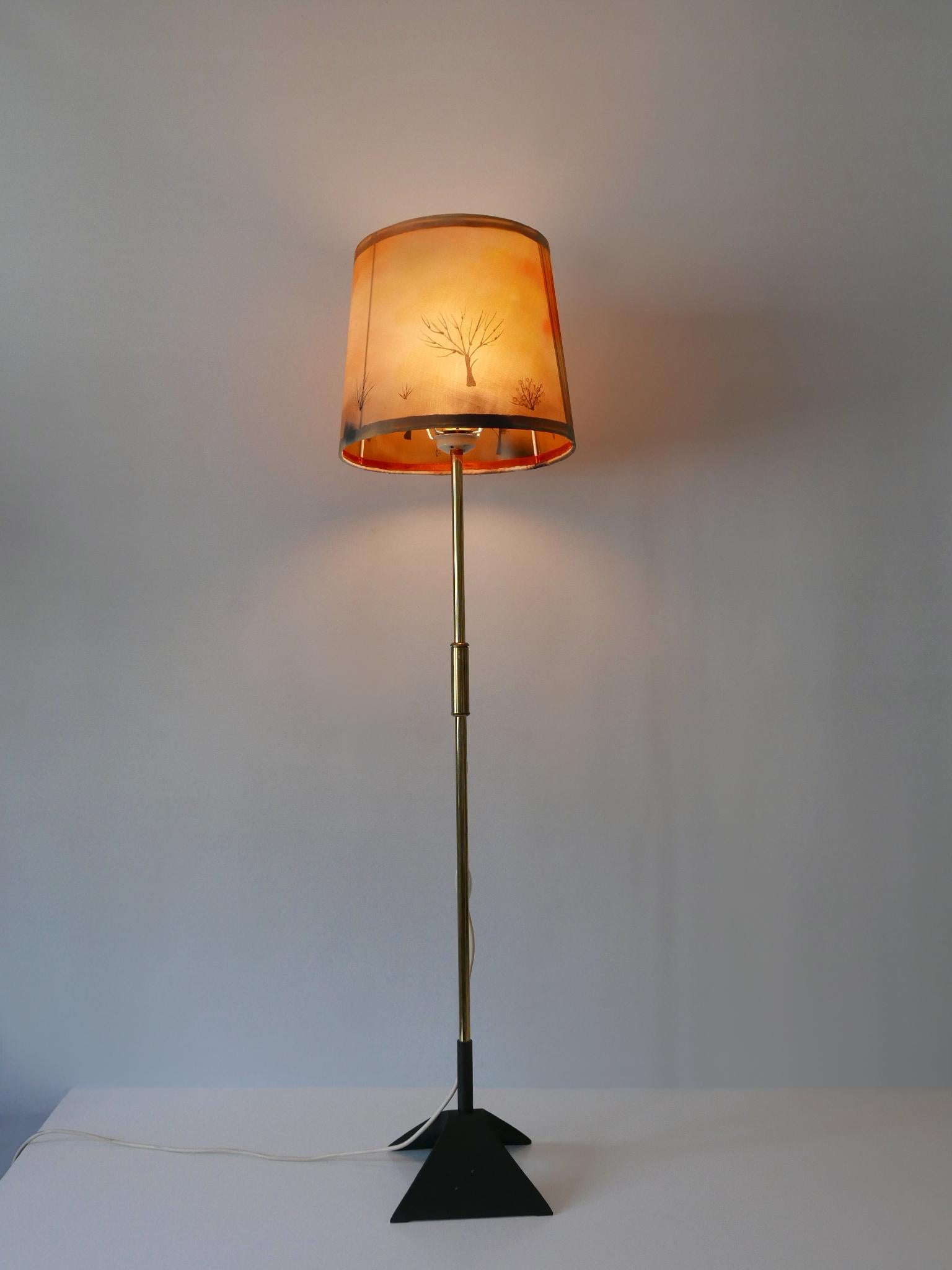 Lampadaire télescopique de Gebrüder Cosack Allemagne années 1950 The Moderns en vente 4