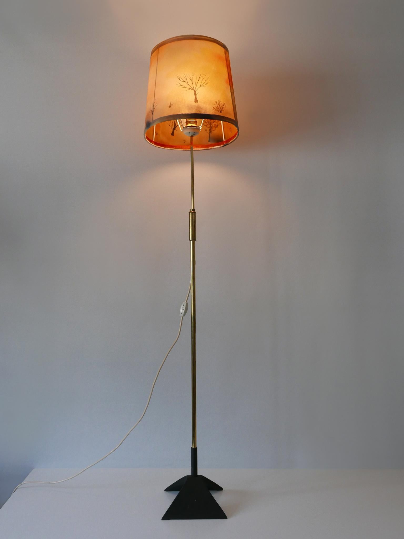 Lampadaire télescopique de Gebrüder Cosack Allemagne années 1950 The Moderns en vente 5
