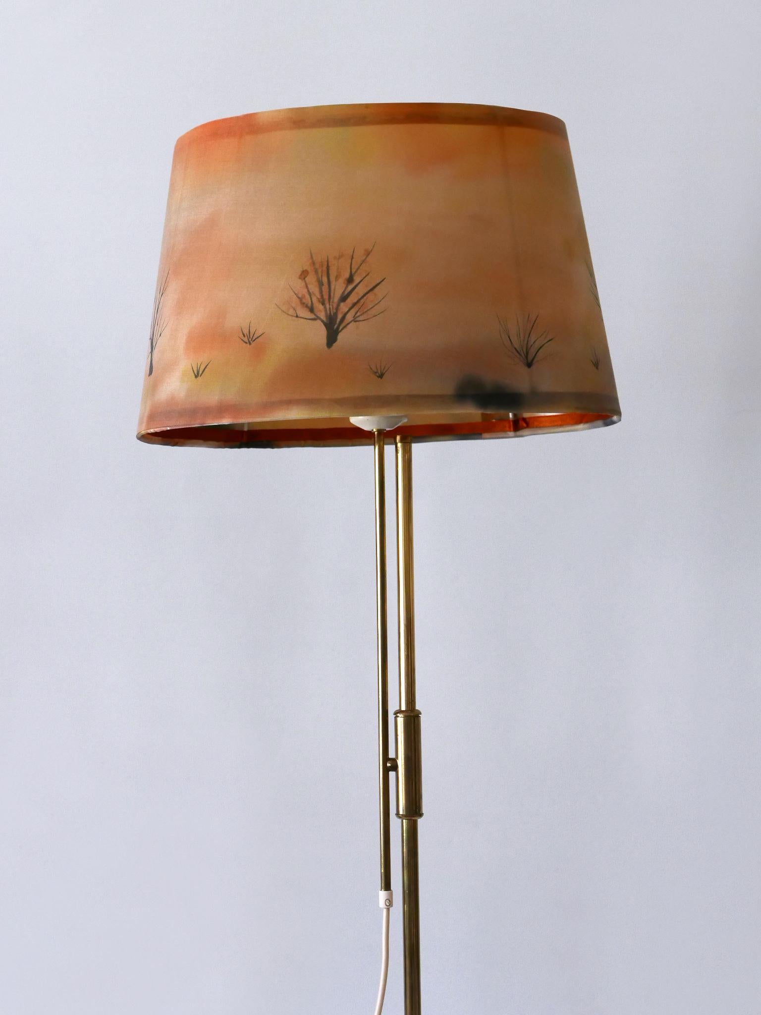 Lampadaire télescopique de Gebrüder Cosack Allemagne années 1950 The Moderns en vente 6