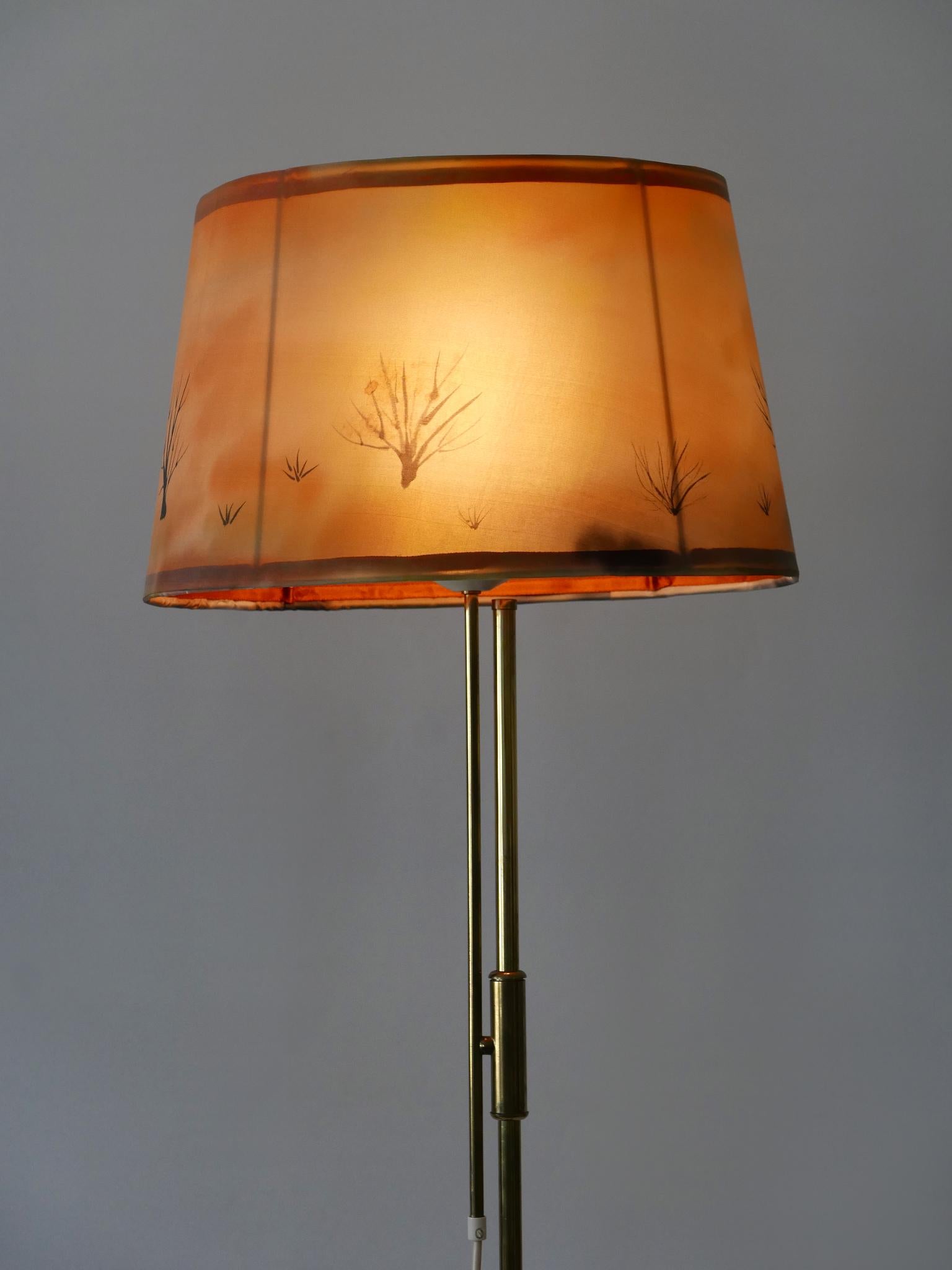 Lampadaire télescopique de Gebrüder Cosack Allemagne années 1950 The Moderns en vente 7