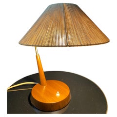 Mid-Century Modern Temde Sisal Desk Lamp, Germany / Switzerland 1960s