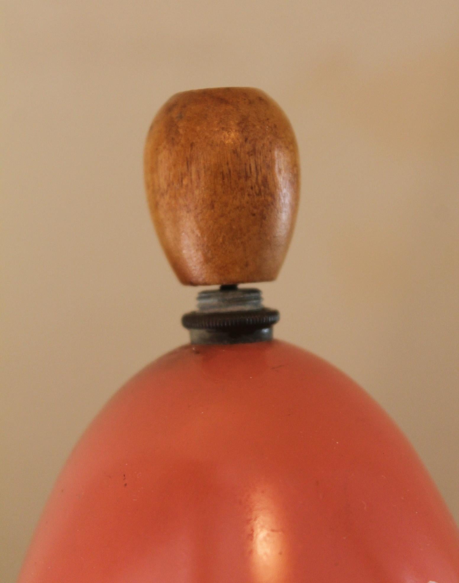 20th Century Mid Century Modern Tension Pole Lamp Atomic Rocket Cadillac Pink 1950 Decor