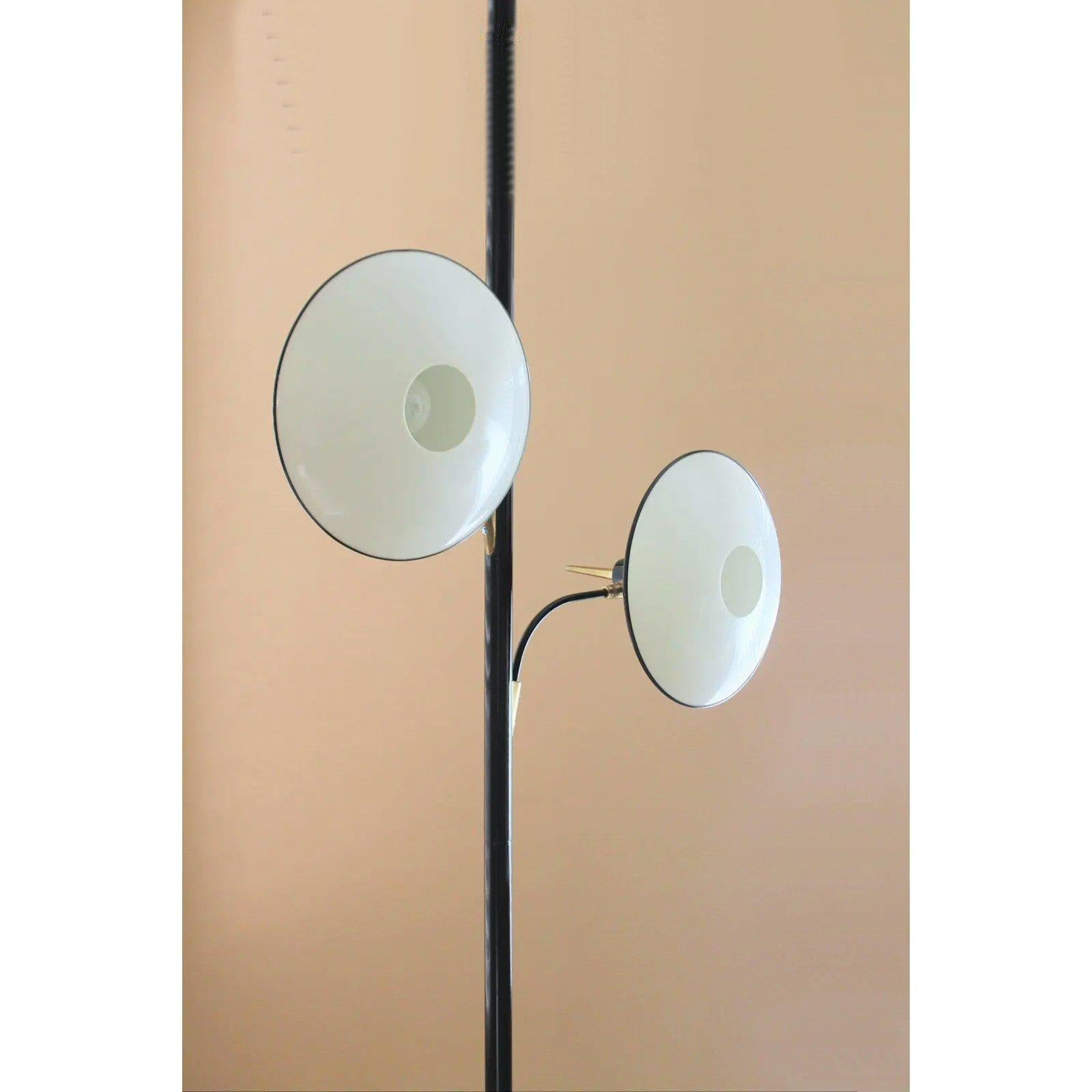 American Mid Century Modern Saucer Tension Pole by Laurel Lamp!