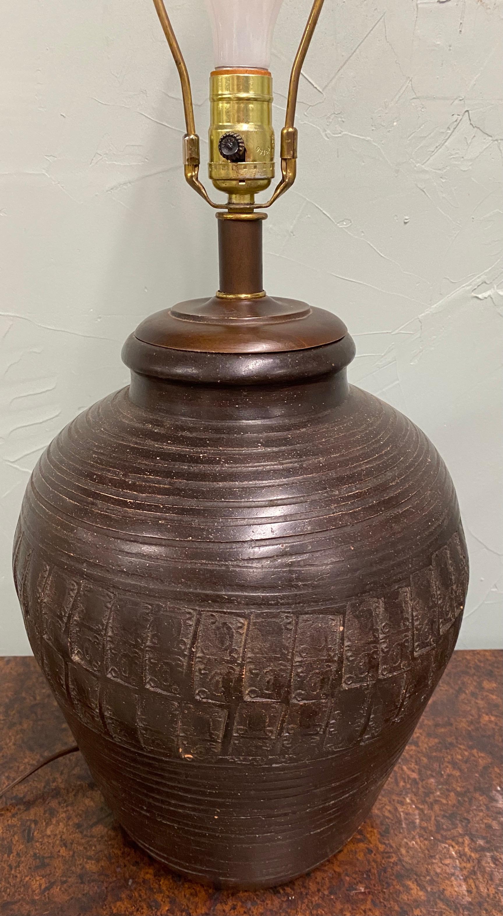 mid century lamp base