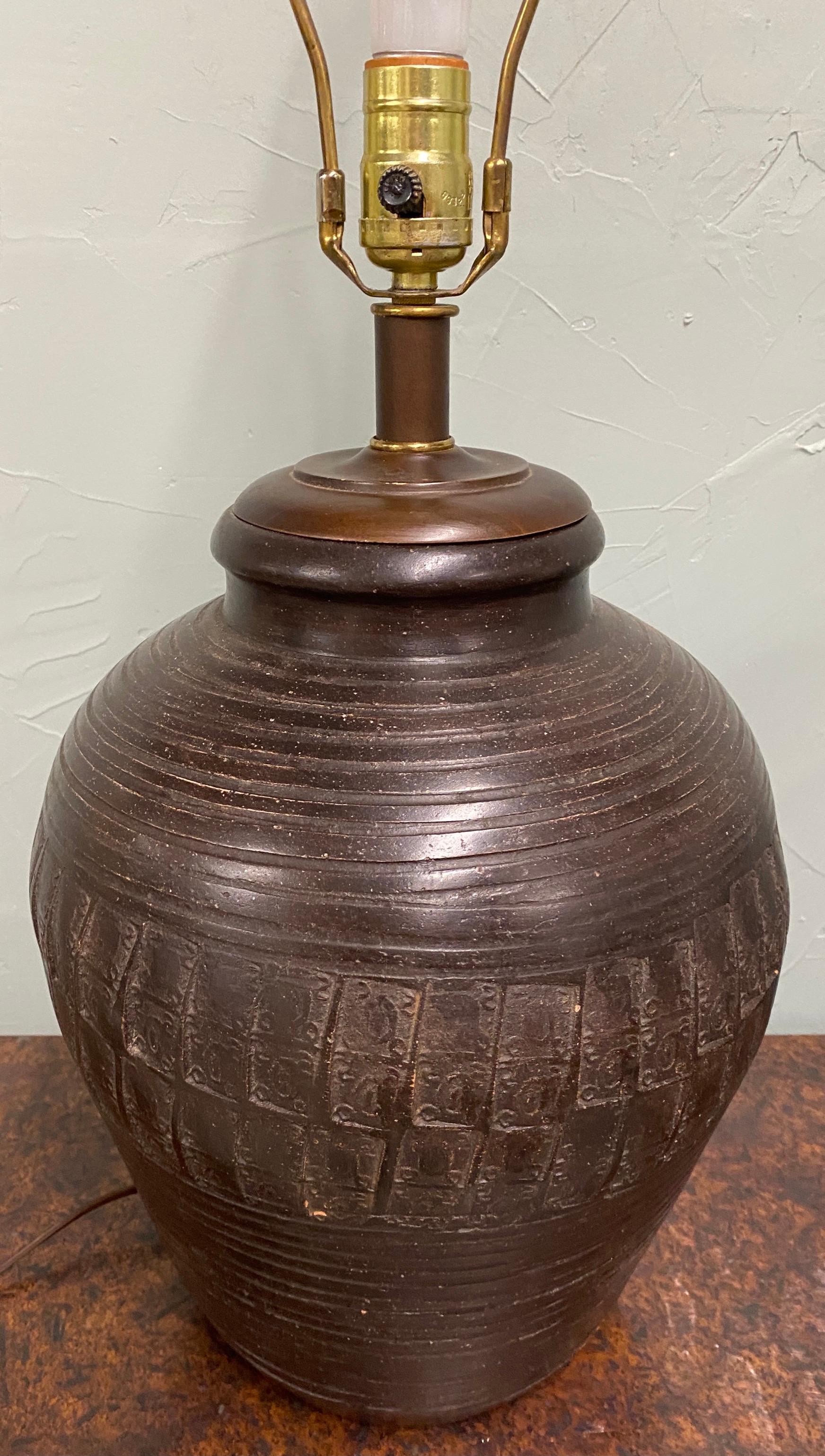 terra cotta lamp base