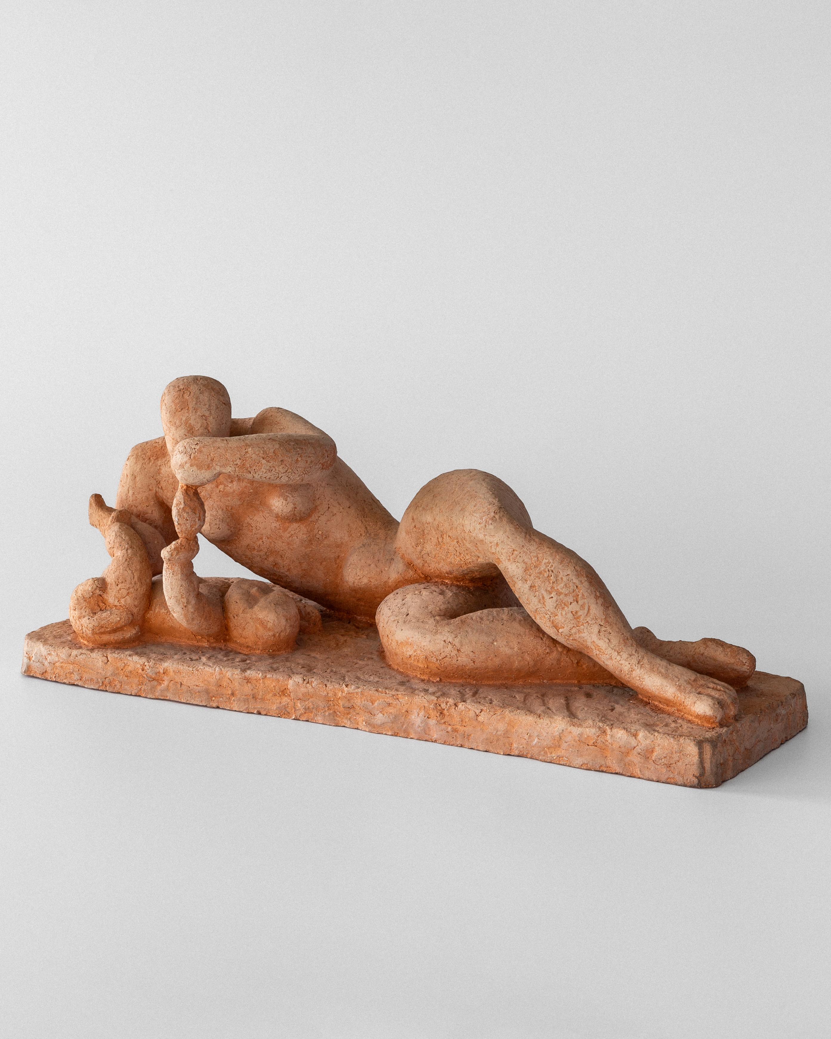 Mid-Century Modern Terracotta Sculpture by Bengt Amundin, 1950s Sweden For Sale 2