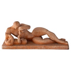 Mid-Century Modern Terracotta Sculpture by Bengt Amundin, 1950s Sweden