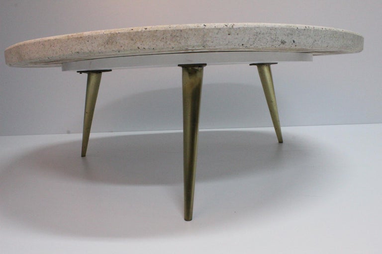 Mid-Century Modern Terrazzo Coffee Table For Sale at 1stDibs
