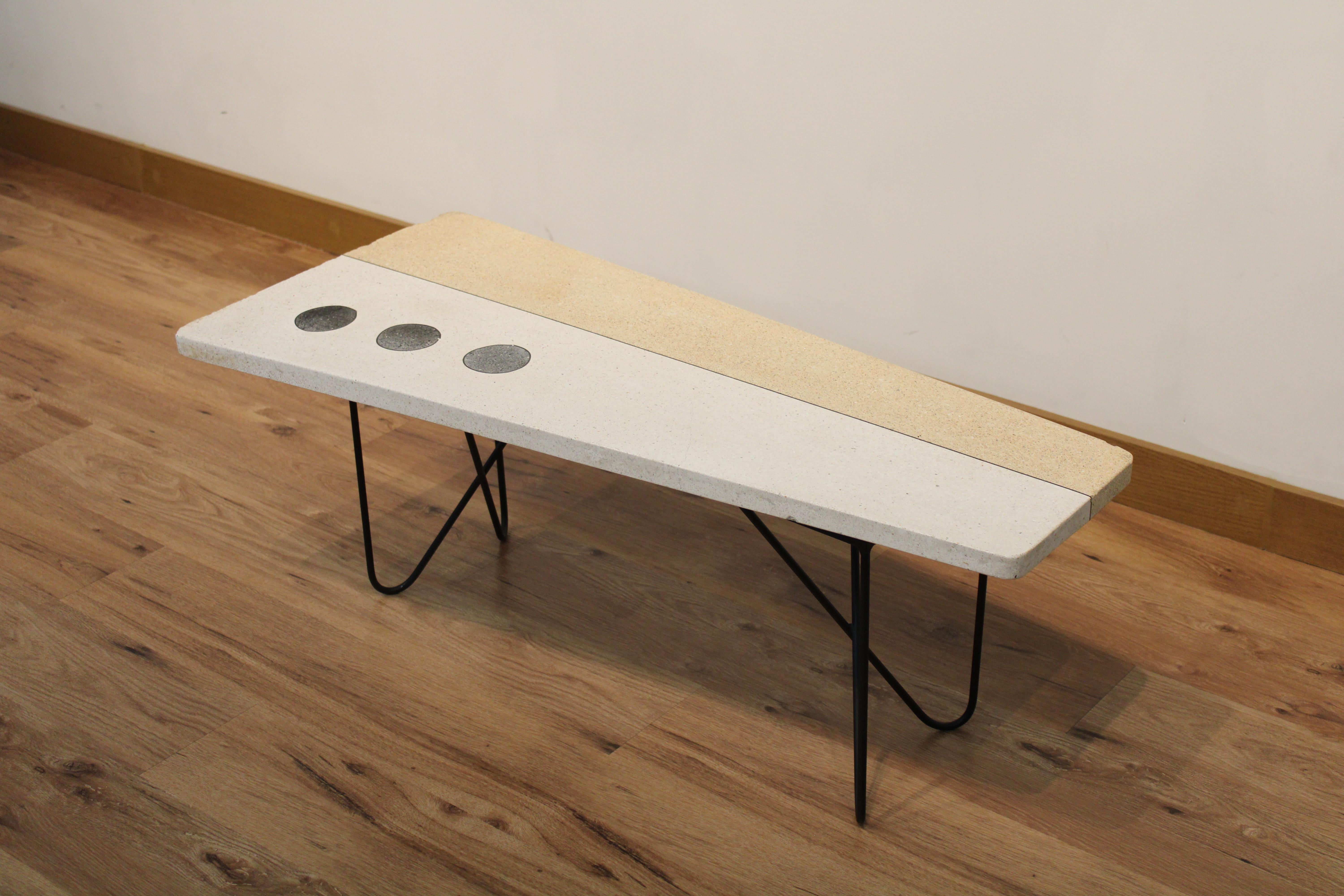 Mid-20th Century Mid-Century Modern Terrazzo Coffee Table For Sale