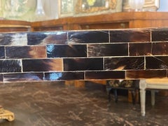 Mid Century Modern Tessellated Horn Console
