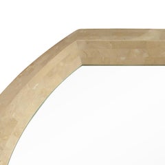 Ovaler Spiegel mit Mosaik aus der Mitte des Jahrhunderts von Robert Marcius