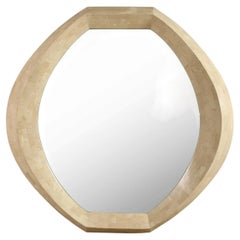 Ovaler Spiegel mit Mosaik aus der Mitte des Jahrhunderts von Robert Marcius