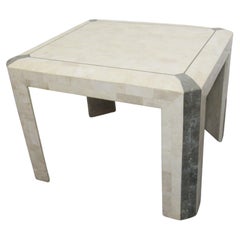 Mid-Century Modern Tessellated Stone Side Table