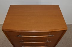 Mid-Century Modern T.H. Robsjohn-Gibbings by Widdicomb Walnut Chest of Drawers