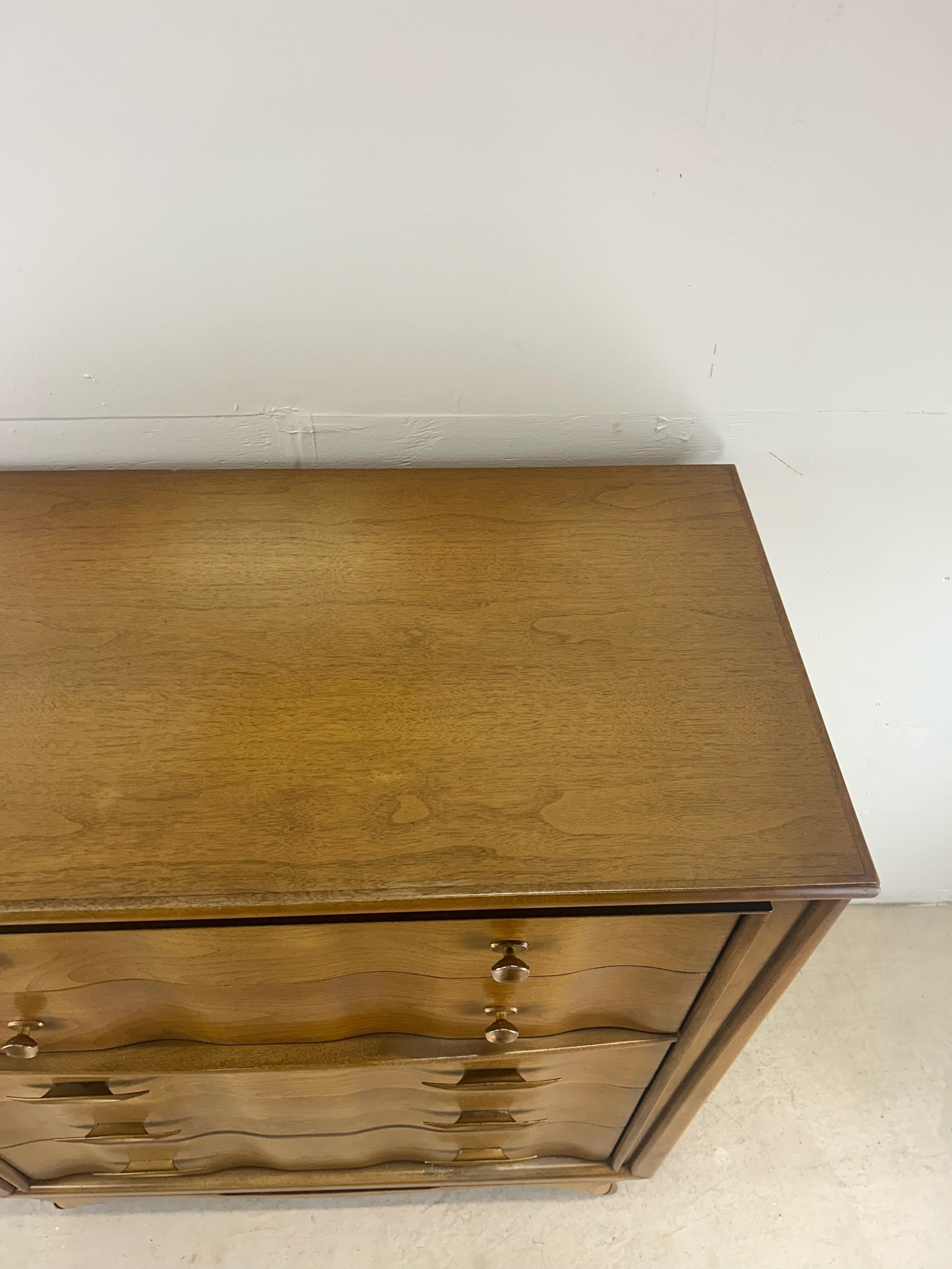 Impiallacciato Comò Highboy 