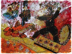 Mid-Century Modern Theo Tobiasse Steadfast Soldier Litho 224/350 H.C Anderson