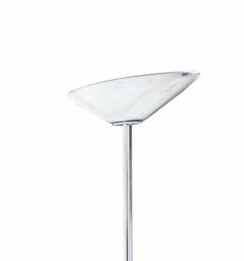 Mid-Century Modern Mid Century Modern Thin Profile Elegant Estiluz Hallogen Floor Lamp Torchere  For Sale