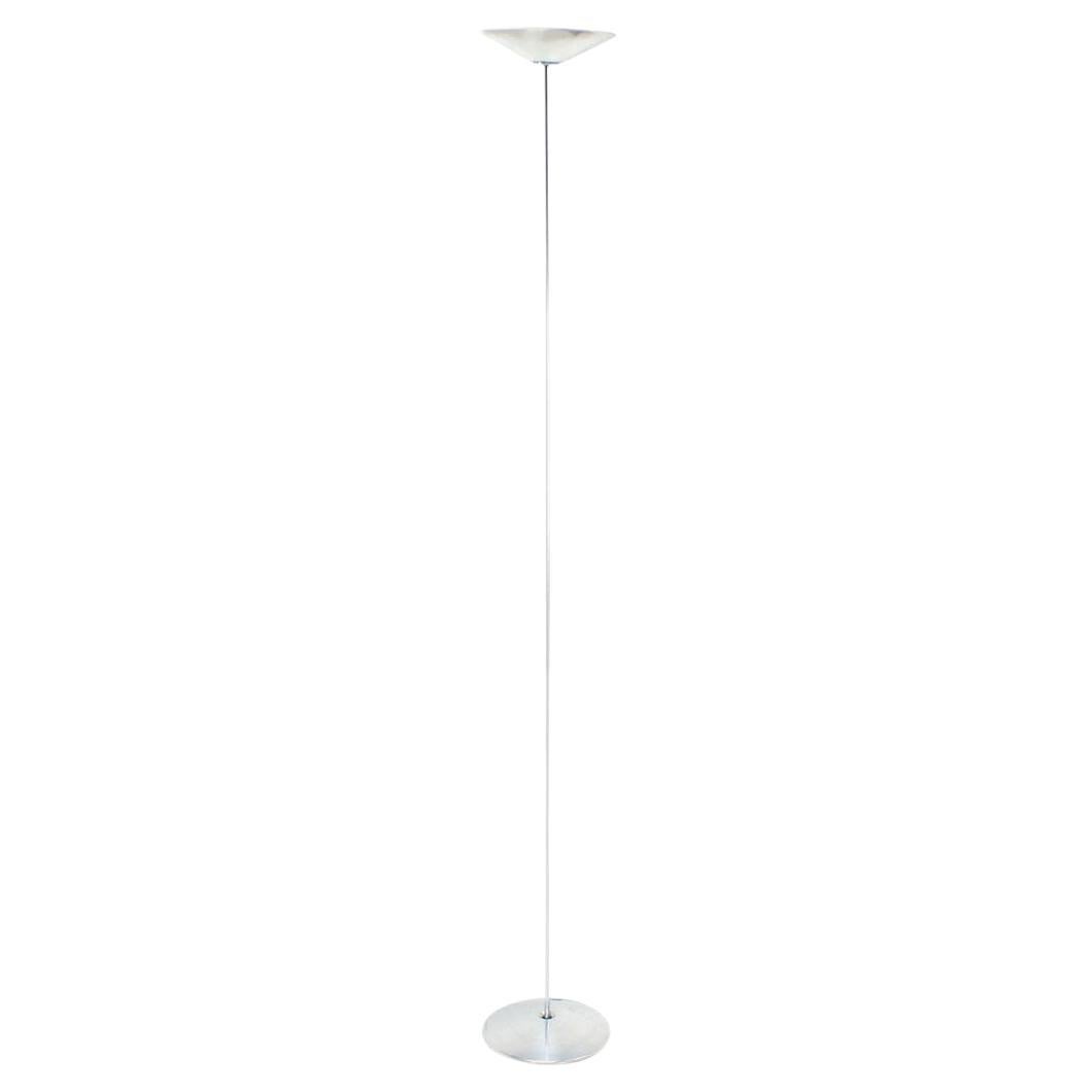 Lampadaire torchère Estiluz Hallogen à profil fin et élégant, mi-siècle moderne 