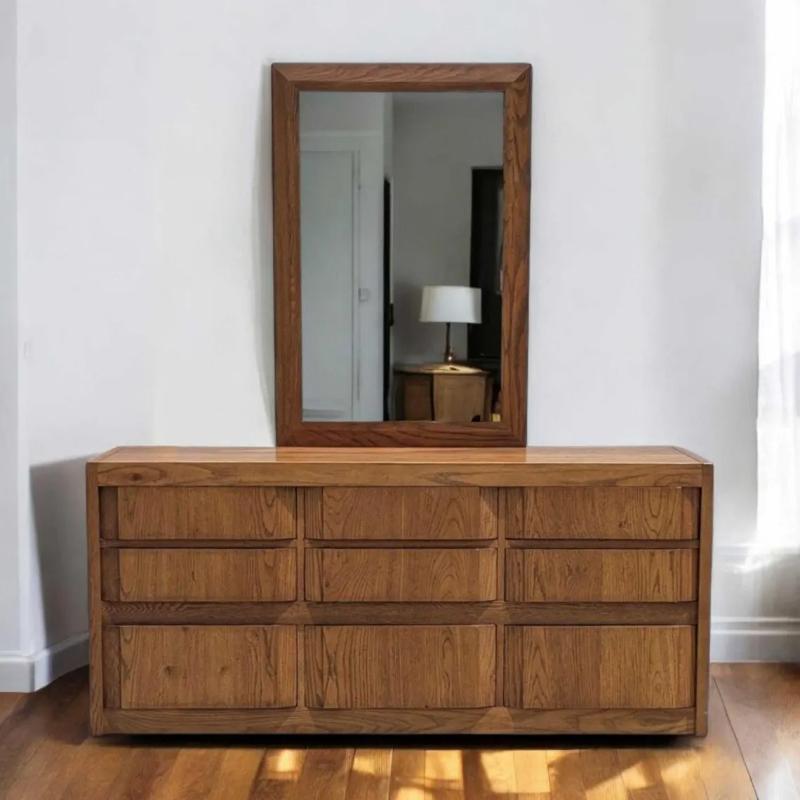 Comò Thomasville Huntley con specchio, circa 1960, metà del secolo scorso in vendita 2