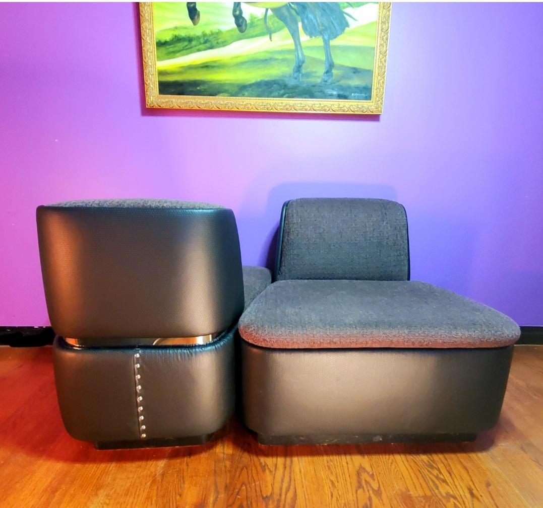 Mid-Century Modern Thonet-Lounge-Sessel ohne Armlehne – ein Paar im Angebot 4