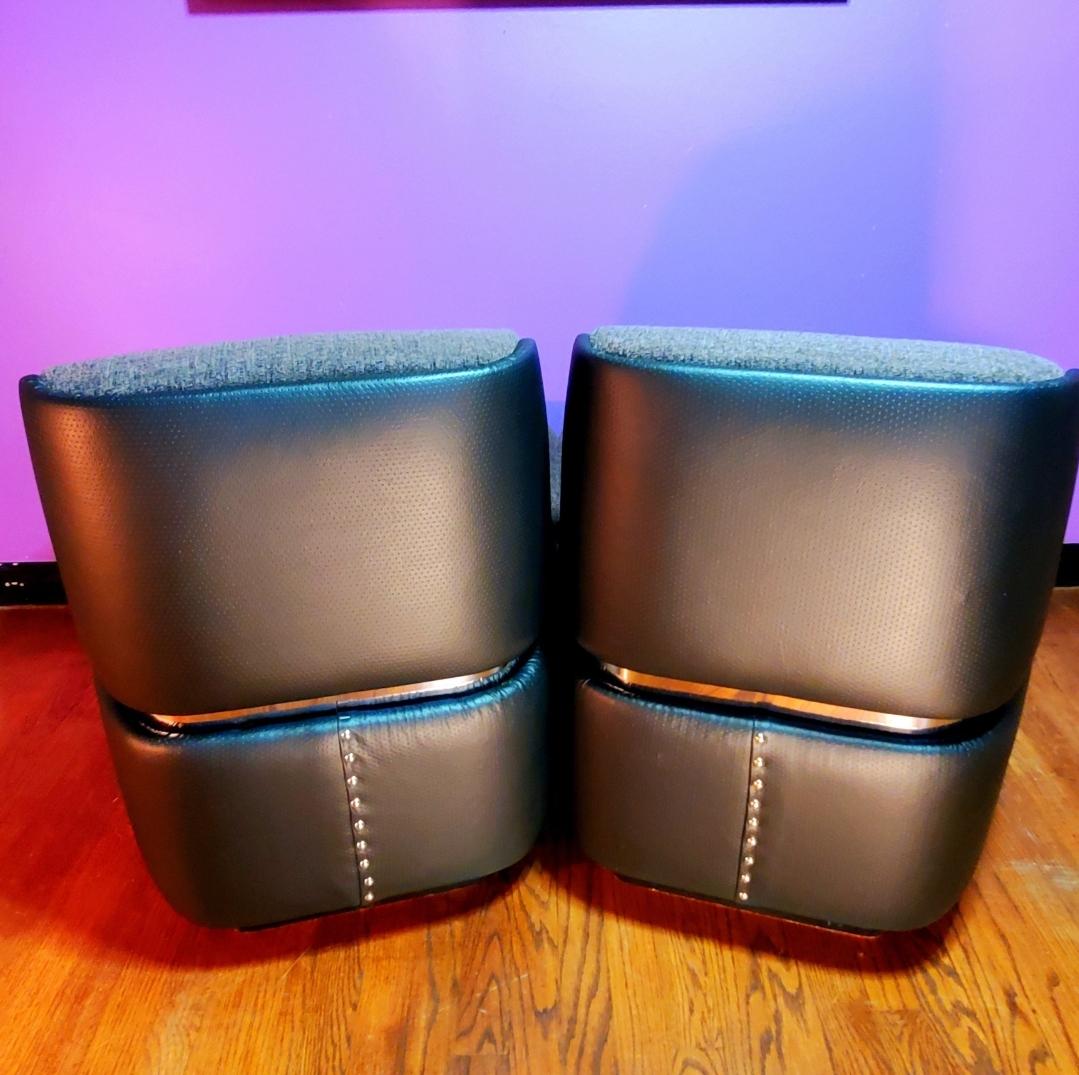 Mid-Century Modern Thonet-Lounge-Sessel ohne Armlehne – ein Paar im Angebot 6