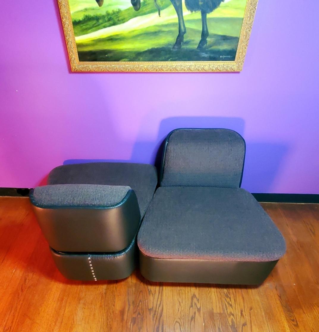 Mid-Century Modern Thonet-Lounge-Sessel ohne Armlehne – ein Paar im Angebot 2