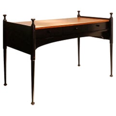 Mid Century Modern three-drawer desk